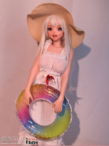 F8036-150cm/5ft-27.5kg Silicone  Anime Japanese Sex doll | Elsa Babe