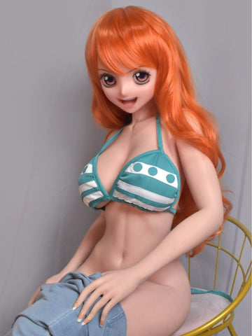 F8038-150cm/5ft-27.5kg Silicone Japanese Anime Sex Doll – Fantasy-Inspired Look with Big Eyes | Elsa Babe