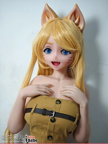 F8042-150cm/5ft-27.5kg Silicone Cute Furry Sex Doll – Innocent Look with Naughty Features | Elsa Babe