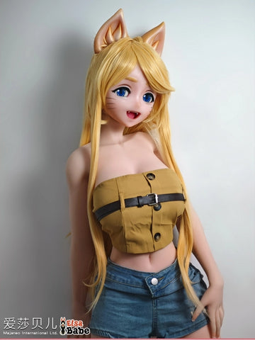 F8042-150cm/5ft-27.5kg Silicone Cute Furry Sex Doll – Innocent Look with Naughty Features | Elsa Babe