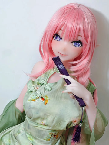 F9242-150cm/5ft-27.5kg Silicone Head Anime Life Size Sex Doll | Elsa Babe