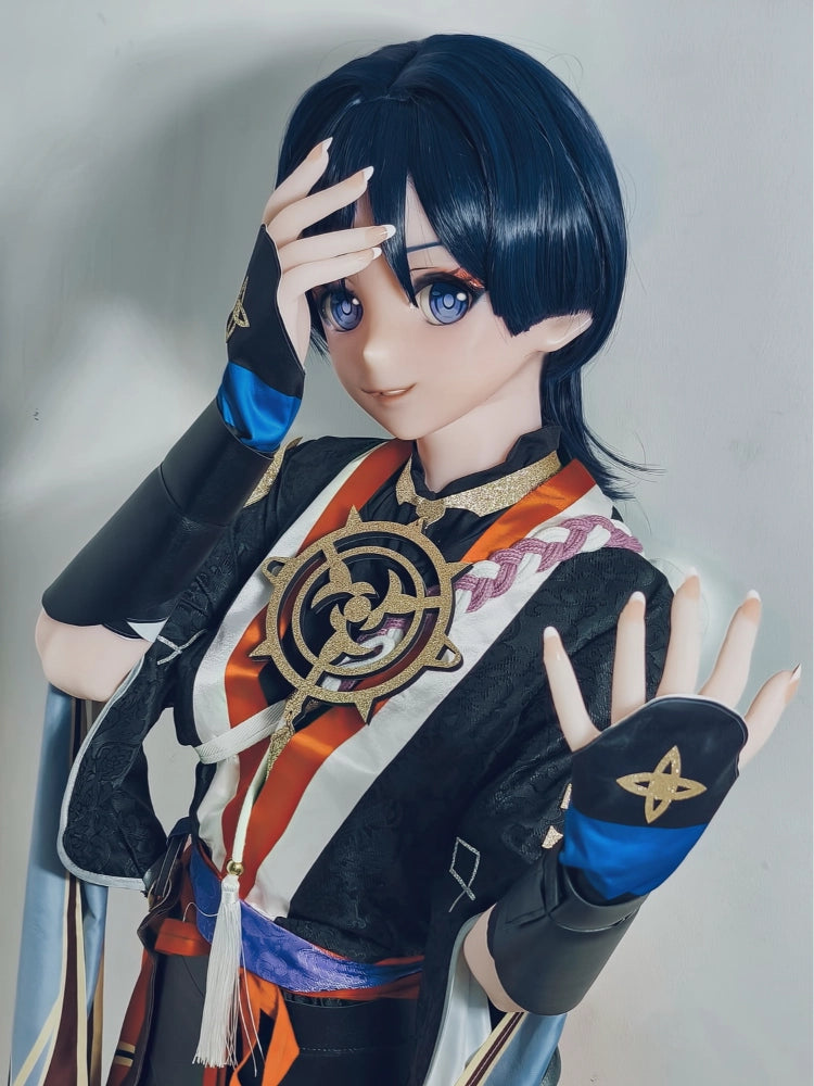 F5598-150cm/5ft-27.5kg Anime Silicone Femboy Sex Doll - Slim Anime Pretty Boy Body | Elsa Babe