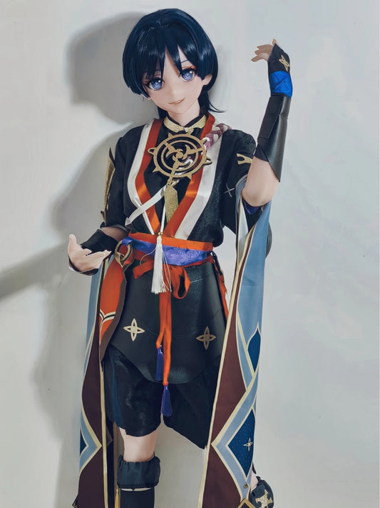 F5598-150cm/5ft-27.5kg Real Life Size Anime Silicone Femboy Sex Doll | Elsa Babe