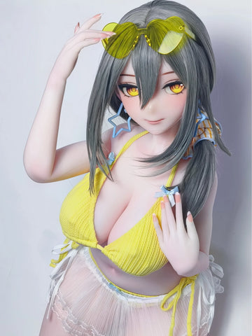 F9414-151cm/4ft11-29kg Silicone Anime Hentai Sex Doll | Elsa Babe