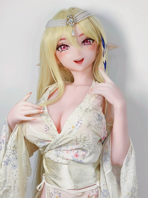 F9252-150cm/5ft-27.5kg Silicone Head Anime life size sex doll | Elsa Babe
