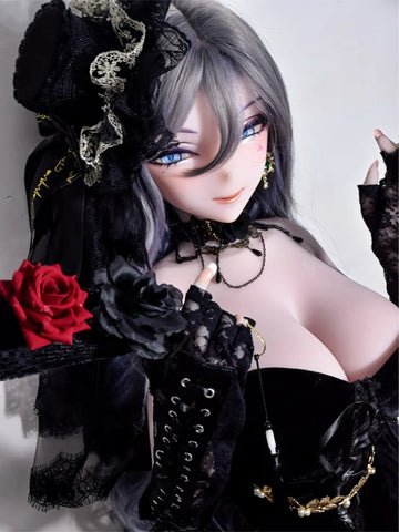 F9384-150cm/5ft-27.5kg Anime Silicone Head Life Size Dolls | Elsa Babe