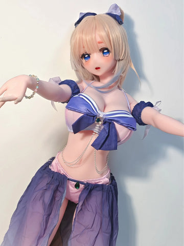 F9216-150cm/5ft-27.5kg Anime Hentai Silicone Lifesize Sex Doll | Elsa Babe