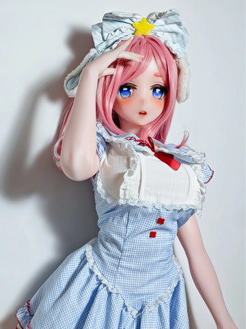 F9401-150cm/5ft-27.5kg Anime Silicone Head Full Body Sex Dolls | Elsa Babe