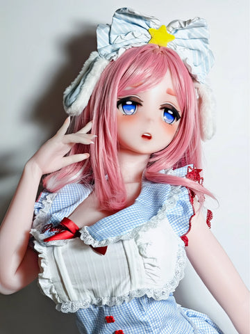 F9401-150cm/5ft-27.5kg Anime Silicone Head Full Body Sex Dolls | Elsa Babe