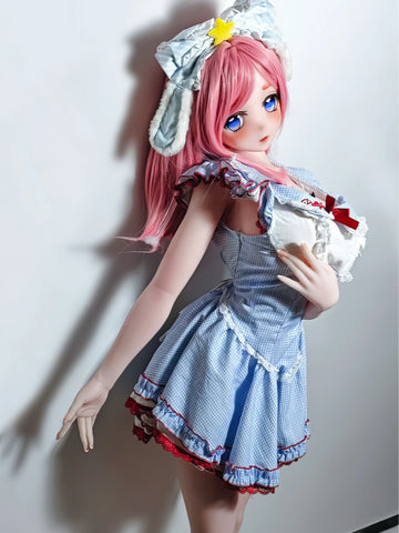 F9401-150cm/5ft-27.5kg Anime Silicone Head Full Body Sex Dolls | Elsa Babe