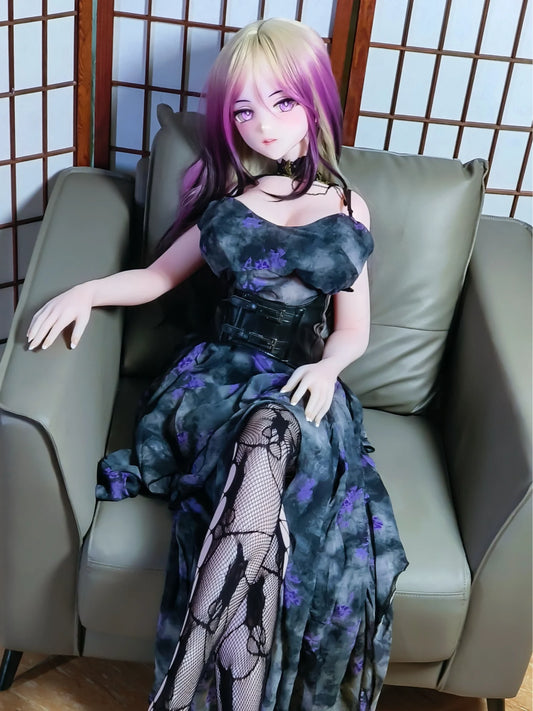 F9400-150cm/5ft-27.5kg Anime Silicone Head Life Sized Sex Doll | Elsa Babe