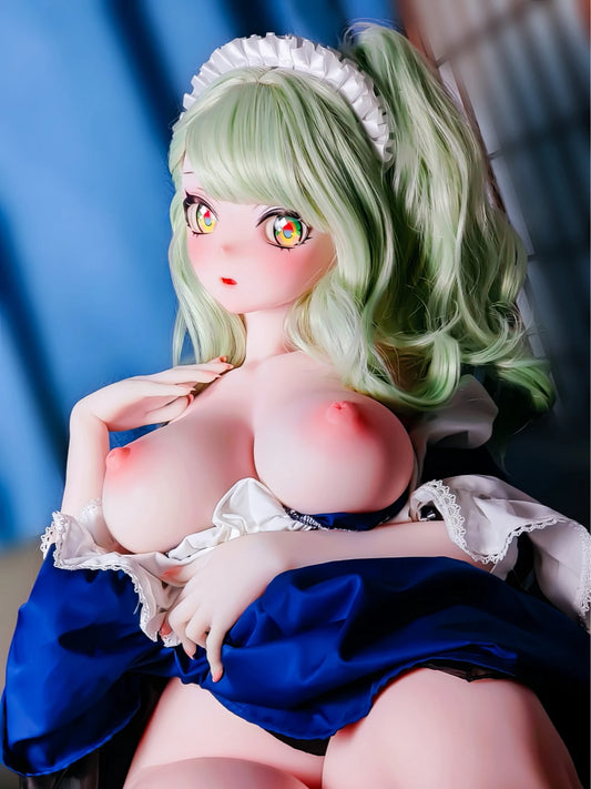 F9488-151cm/4ft11-29kg Silicone Anime Cute Hentai Sex Doll | Elsa Babe