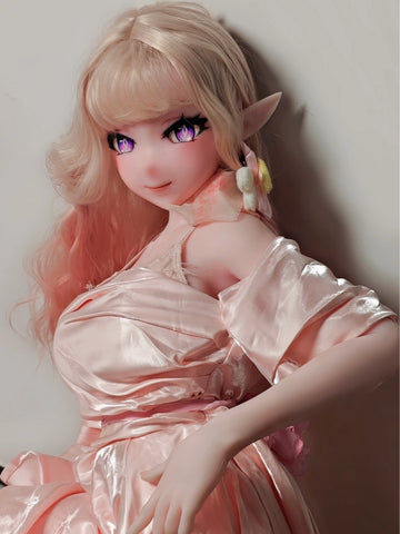 F8146-165cm/5ft4-34.7kg Silicone Anime Sex Doll|Elsa Babe