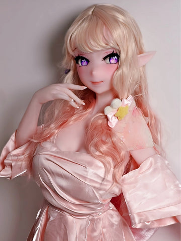 F8146-165cm/5ft4-34.7kg Silicone Anime Sex Doll|Elsa Babe