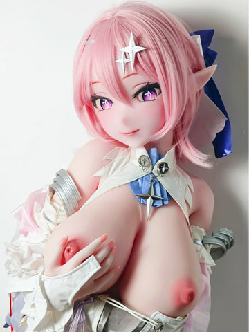 F9279-163cm/5ft4-39kg Silicone Anime naked doll sex | Elsa Babe