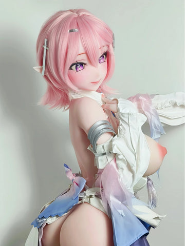 F9279-163cm/5ft4-39kg Silicone Anime naked doll sex | Elsa Babe