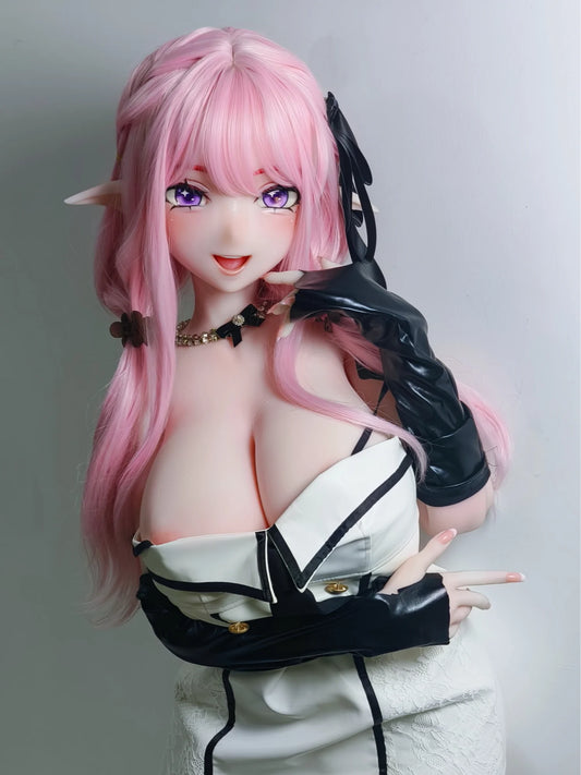 F9366-163cm/5ft4-39kg Silicone Anime Hentai Sex Toy Full Pussy Doll | Elsa Babe
