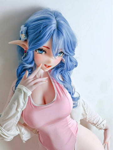 F9423-176cm/5ft9-38.5kg H Cup Silicone Anime Big Boobs Sex Doll | Elsa Babe