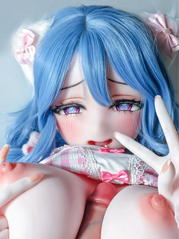 F9484-157cm/5ft2 37kg Silicone Hentai Lifelike Sex Doll | Elsa Babe