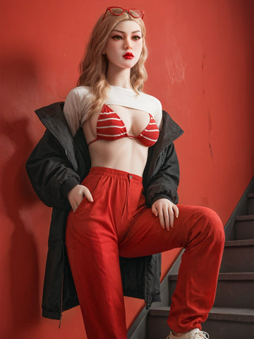 F5532-150cm(4ft9)-26.2kg B Cup Small Breast TPE Asian Flat chest Sex Doll | Aibei Doll