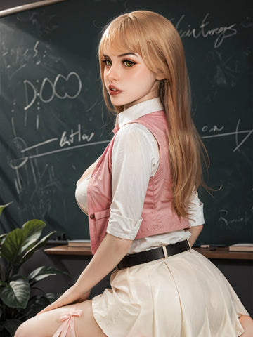 F5560-150cm(4ft9)-33kg F Cup japanese life size Silicone Head Sex Doll | Aibei Doll