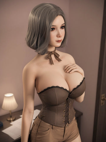 F4914-153cm(5フィート) -34kg Nカップ アジアン シリコンヘッド セックスドール | Aibei Doll