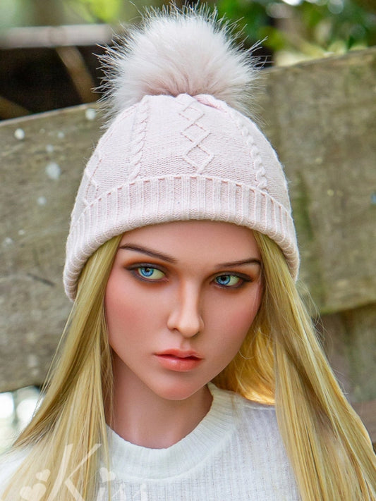 H295  Silicone Sex Doll Head丨Angel Kiss Doll Head