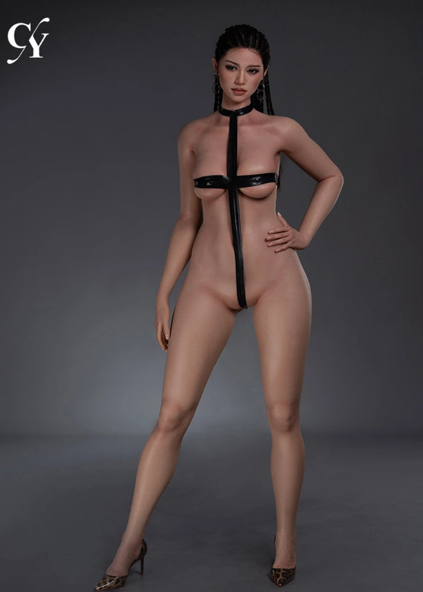 F8595—170cm/5.7ft-41kg D Cup Silicone Sex Doll with ROS Head IN STOCK EU- TOP-CYDOLL