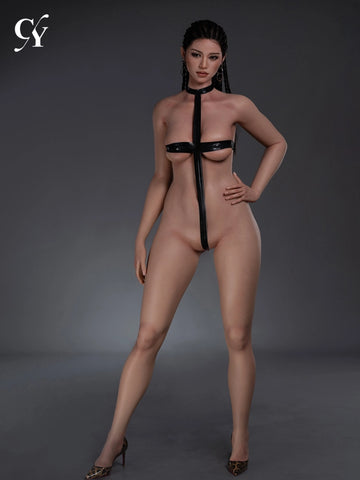 F8595—170cm/5.7ft-41kg D Cup Silicone Sex Doll with ROS Head IN STOCK EU- TOP-CYDOLL