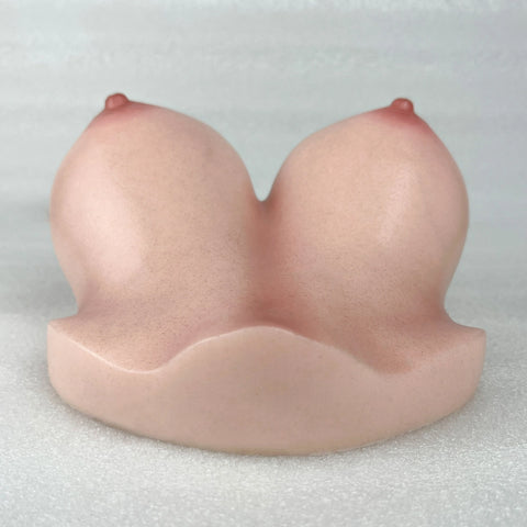 B34-3.9lb/Full Bust: 20.9inch-Cinnamon Silicone Mammary Intercourse Sex Toy Titjob Boob Job Breast Sex Titty Fucking