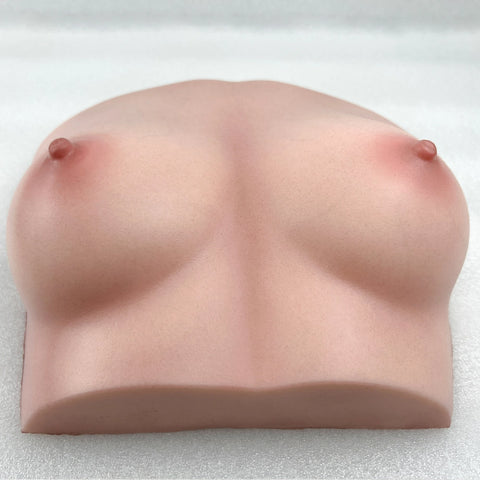 B35-5.9lb/Full Bust: 23.2inch-Cinnamon Silicone Titty Fucking Mammary Intercourse Sex Toy Titjob Boob Job Breast Sex