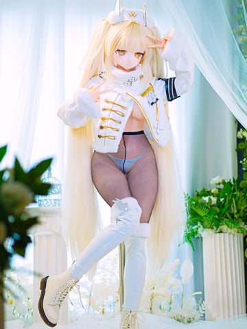 F7685- 157cm(5.1ft) -33kg B Cup Anime PVC Head Silicone Sex Doll丨WM Doll