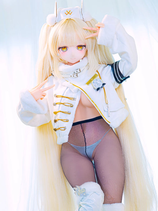 F7685- 157cm(5.1ft) -33kg B Cup Anime PVC Head Silicone Sex Doll丨WM Doll