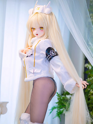 F7685- 157cm(5.1ft) -33kg B Cup Anime PVC Head Silicone Sex Doll丨WM Doll