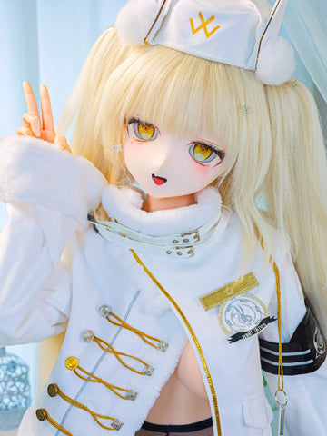 F7685- 157cm(5.1ft) -33kg B Cup Anime PVC Head Silicone Sex Doll丨WM Doll