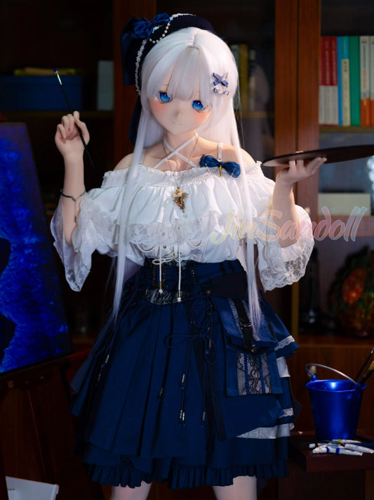 F8203- 157cm(5.1ft) -33kg B Cup anime PVC Head Silicone Sex Doll丨WM Doll