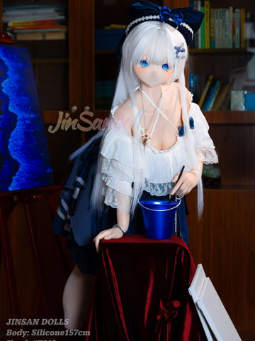 F8203- 157cm(5.1ft) -33kg B Cup anime PVC Head Silicone Sex Doll丨WM Doll