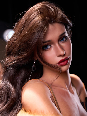 F7636-159cm(5.2ft)-33.5kg H Cup ROS MAX R12 Honey Bronze Silicone Sex Doll｜Real Lady