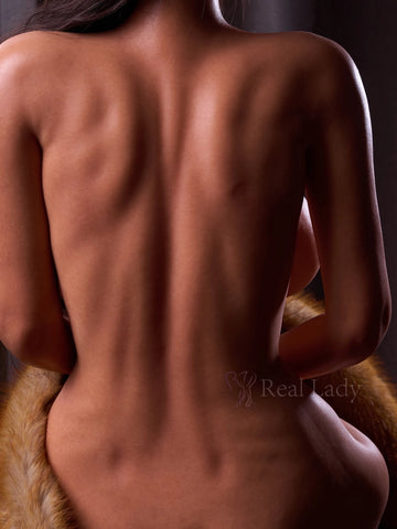 F7636-159cm(5.2ft)-33.5kg H Cup ROS MAX R12 Honey Bronze Silicone Sex Doll｜Real Lady