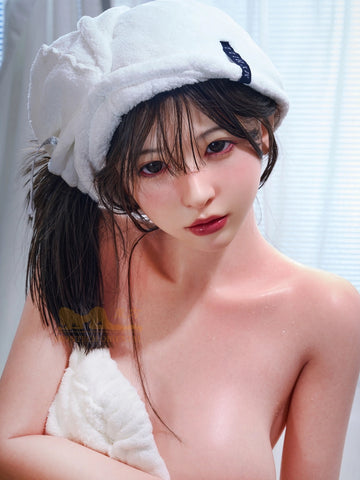 F2514-153cm/5ft F Cup A3 ROS MAX Silk Glow Asian Big Boobs Silicone Sex Doll｜Irontech Doll