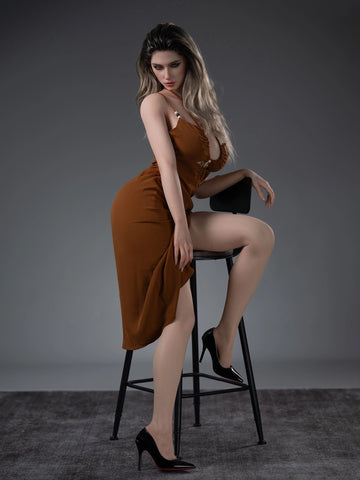 F1725—165cm/5フィート4 カルメン Fカップ シリコン可動ジョーズ セックスドール|Zelex Doll 