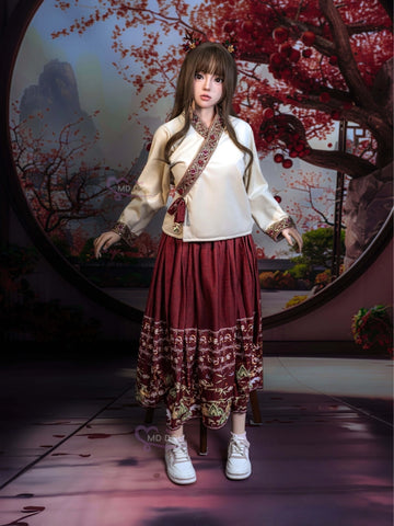 F8077-150cm/5ft-27kg M15 Medium Chest Chinese Silicone Sex Doll | MD Doll