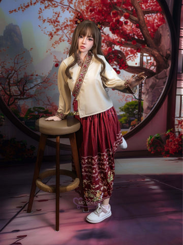 F8077-150cm/5ft-27kg M15 Medium Chest Chinese Silicone Sex Doll | MD Doll