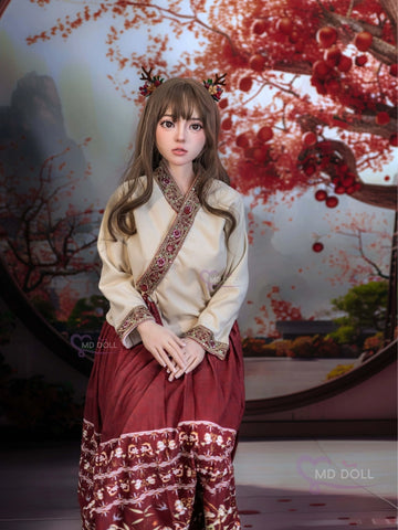 F8077-150cm/5ft-27kg M15 Medium Chest Chinese Silicone Sex Doll | MD Doll