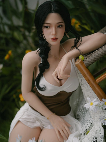 F2532- 164cm(5.4ft) D Cup M26# Sexy ROS Movable Jaw Silicone Sex Doll | SY Doll