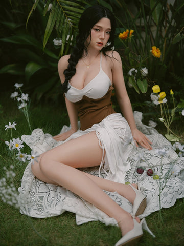 F2532- 164cm(5.4ft) D Cup M26# Sexy ROS Movable Jaw Silicone Sex Doll | SY Doll