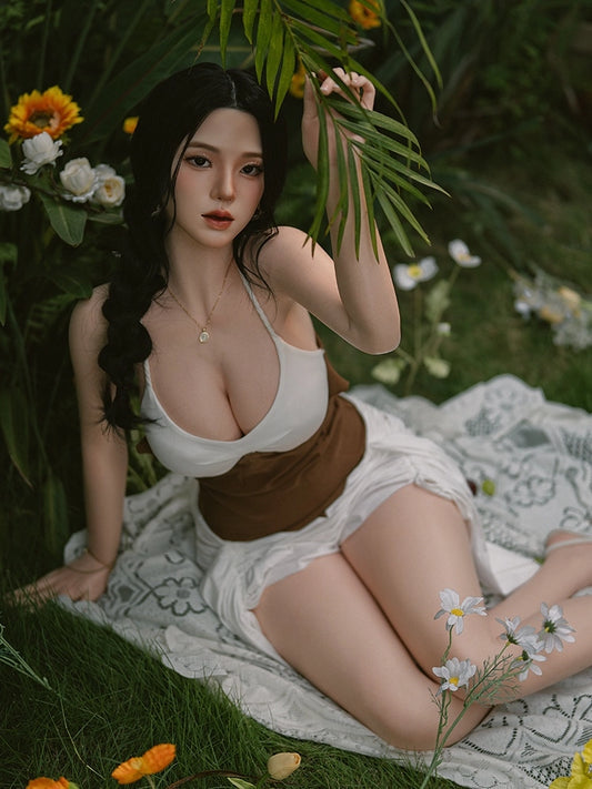 F7630-164cm(5.4ft) 36kg D Cup Silicone Body+Silicone Head Sex Doll丨SY Doll