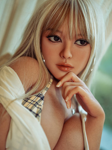 F7629-164cm(5.4ft) 36kg D Cup Silicone Body+Silicone Head Sex Doll丨SY Doll