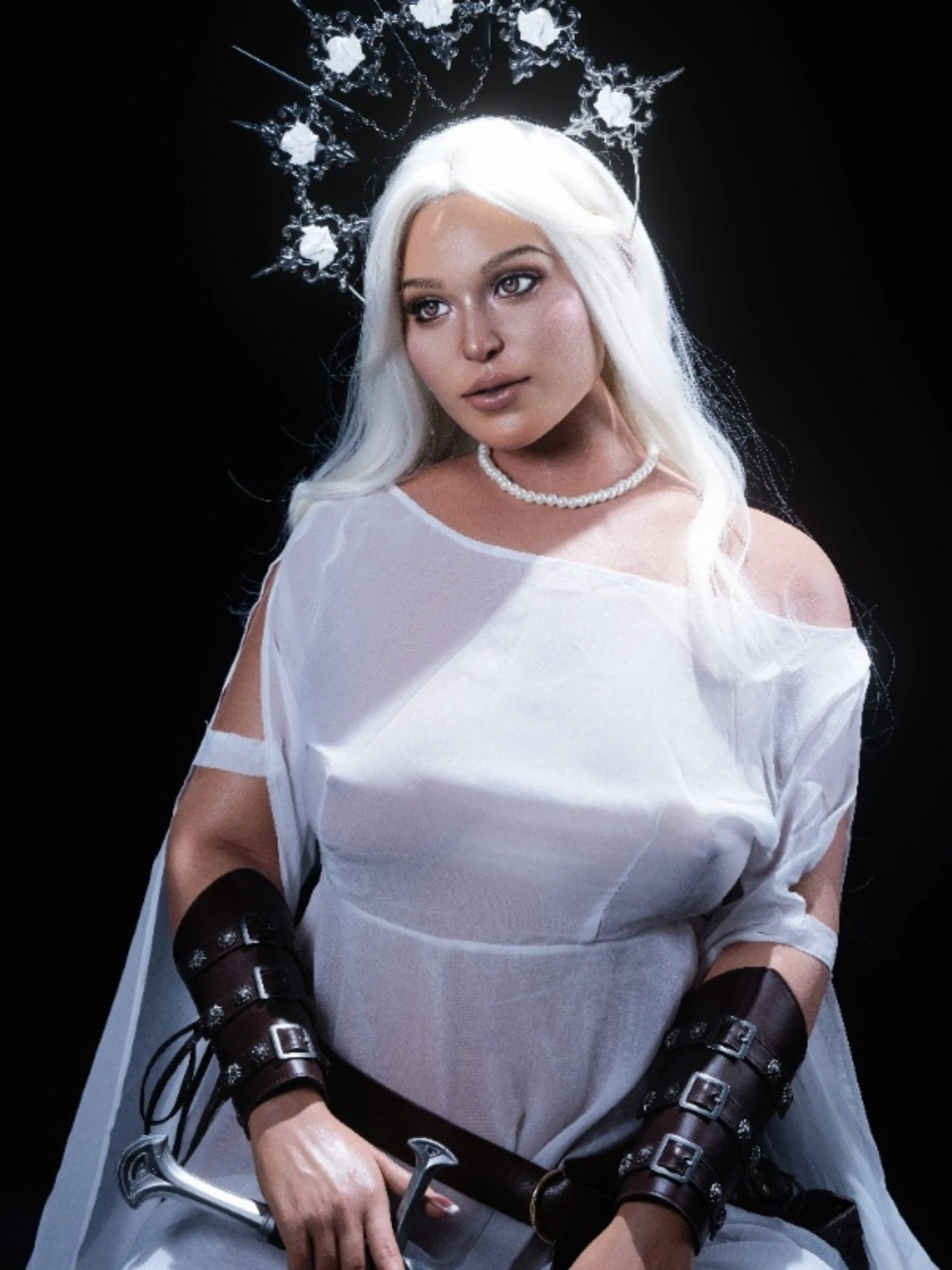 F6111—165cm/5.4ft-36kg D Cup ROS Silicone Realistic BBW Sex Doll【Weight Reduction】| IDO Doll