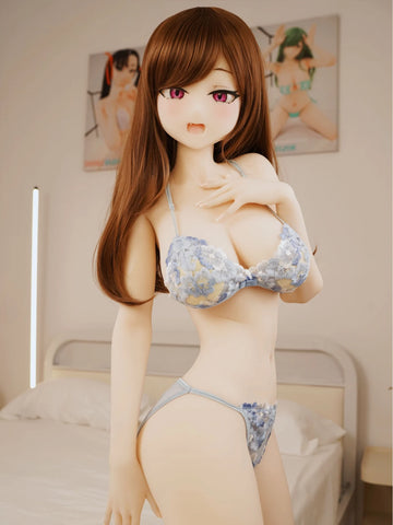 F5725-150cm(4ft9)-29kg Anna F Cup S-TPE Animes Gel filled Hentai Sex Doll | IROKEBIJIN Doll